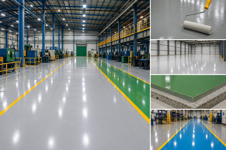 Lantai Epoxy untuk Industri: Pilihan Tepat yang Tahan Lama dan Efisien